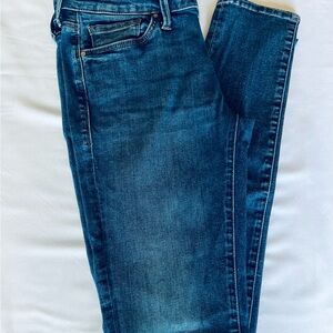 Women’s Mavi Adriana Mid Rise super skinny Blue Denim Jeans 27 x 32